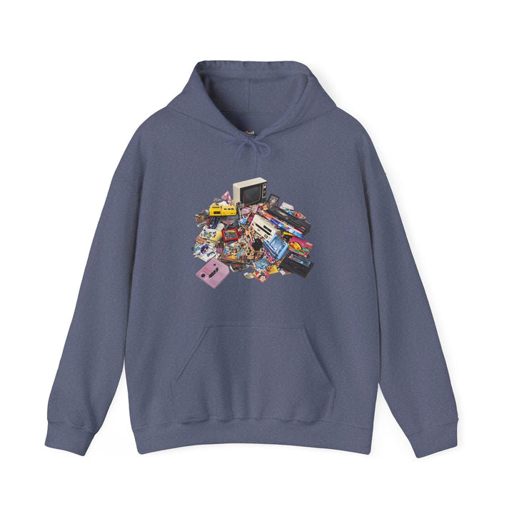 Retro Memories Hoodie | Heather Navy