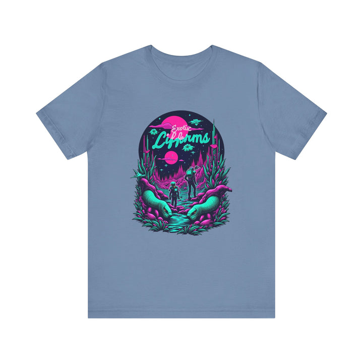 Star Trek Exotic Lifeforms T Shirt | Steel Blue Twill Tees