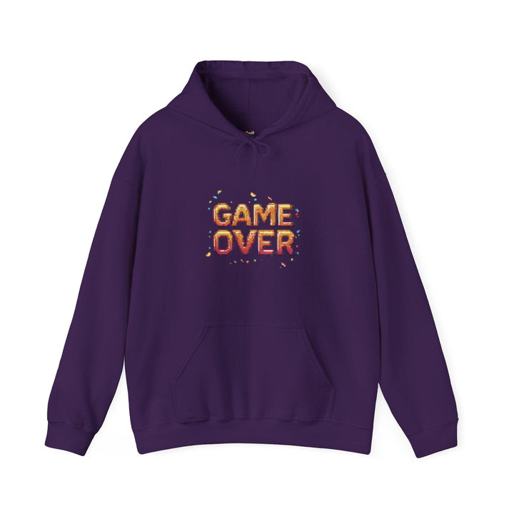 Retro Gaming Over Hoodie | Purple