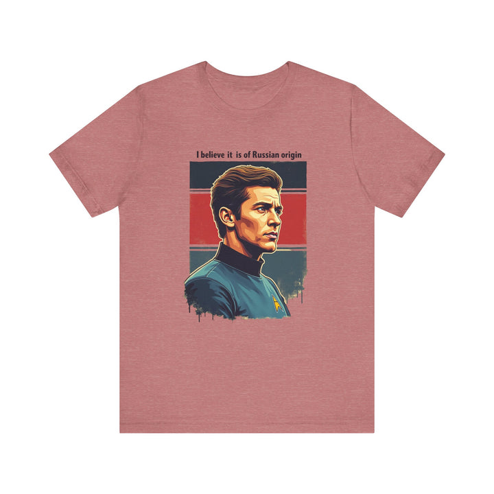 Star Trek Believe High T Shirt | Heather Mauve Twill Tees