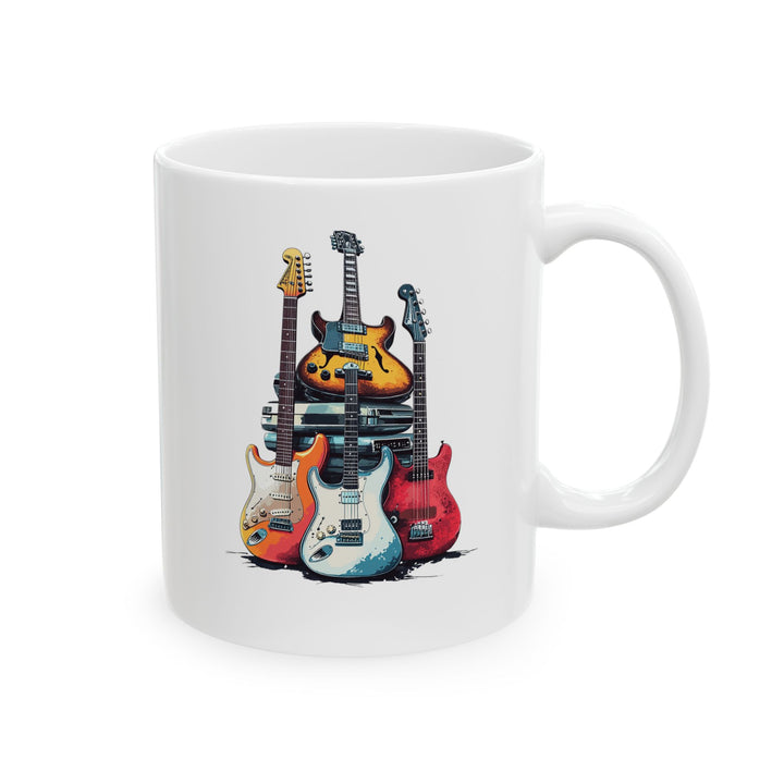 Rock Colorful Guitars Mug |