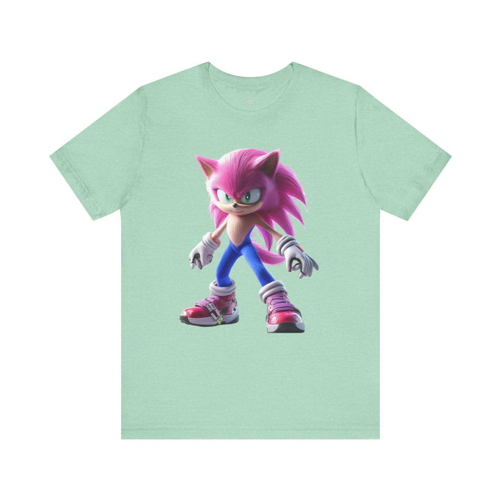 Sonic Pink Speed Queen T Shirt | Heather Mint