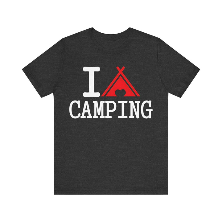 Summer Camp I Love T Shirt | Dark Grey Heather