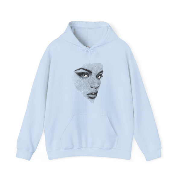 Christian Textured Beauty Hoodie | Light Blue