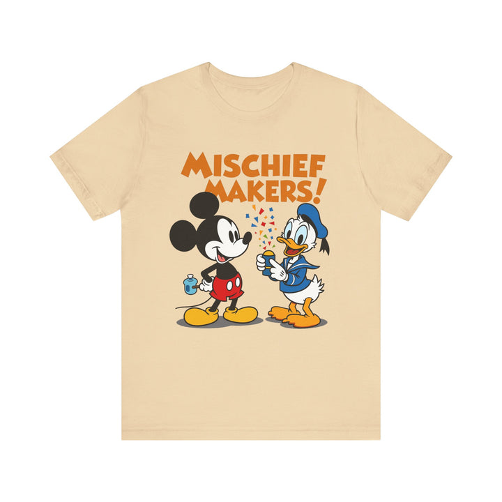 Disney Mischief Makers T Shirt | Soft Cream