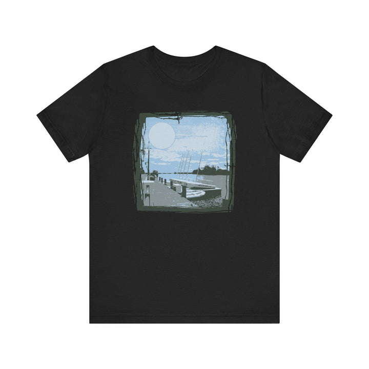 80s Serene Marina T Shirt | Black