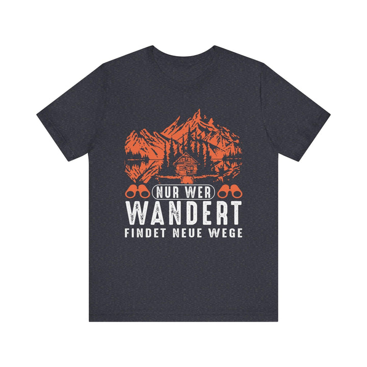 Hiking Wanderer’s Path T Shirt | Heather Navy