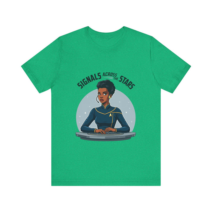 Star Trek Signals Across The Stars T Shirt | Heather Kelly Twill Tees
