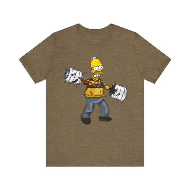 Disney Battle-Ready Homer T Shirt | Heather Olive