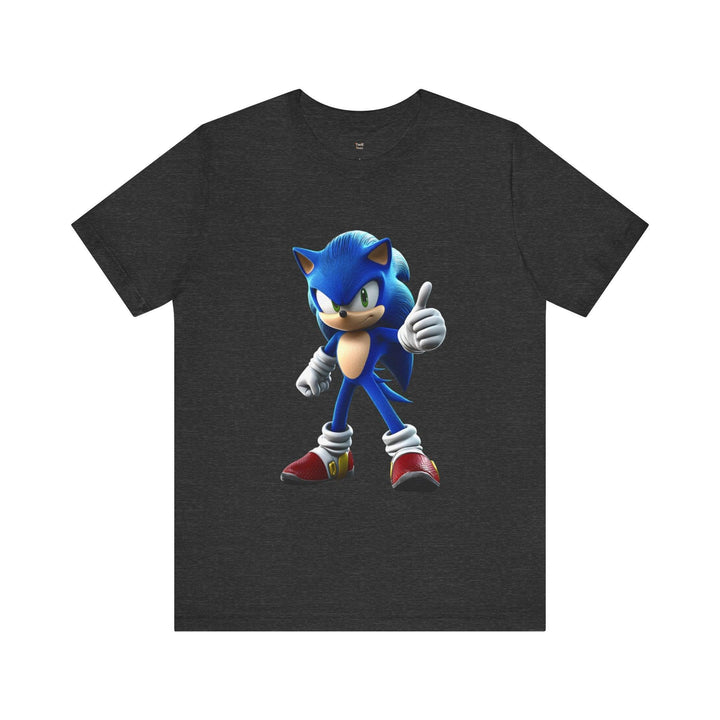 Sonic Thumbs Up T Shirt | Dark Grey Heather