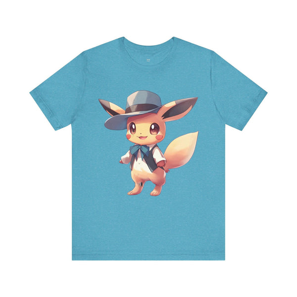 Pokemon Gentleman T Shirt | Heather Aqua