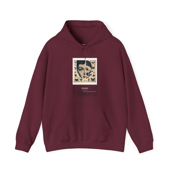 Classic Silent Beauty Lyric Hoodie | Maroon