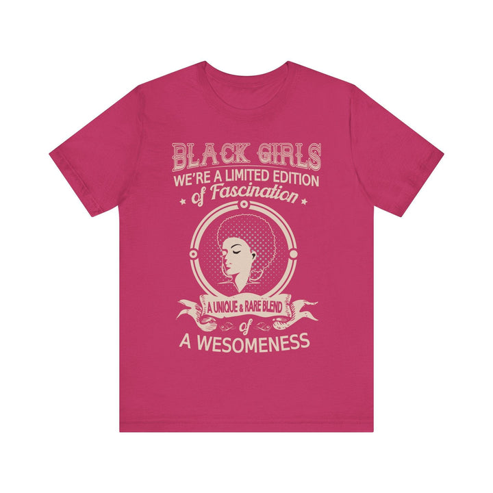 Retro Limited Edition Black Girls T Shirt | Berry