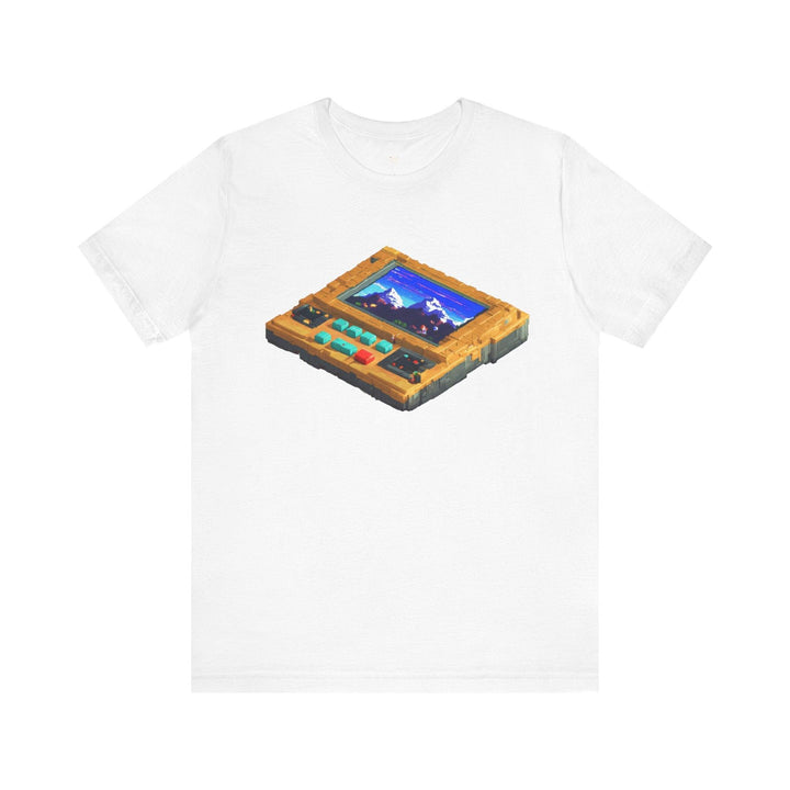 Retro Gaming Pixel Journey T Shirt | White