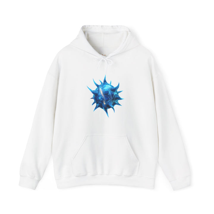 Mario Blue Spiny Shell Power Hoodie | White