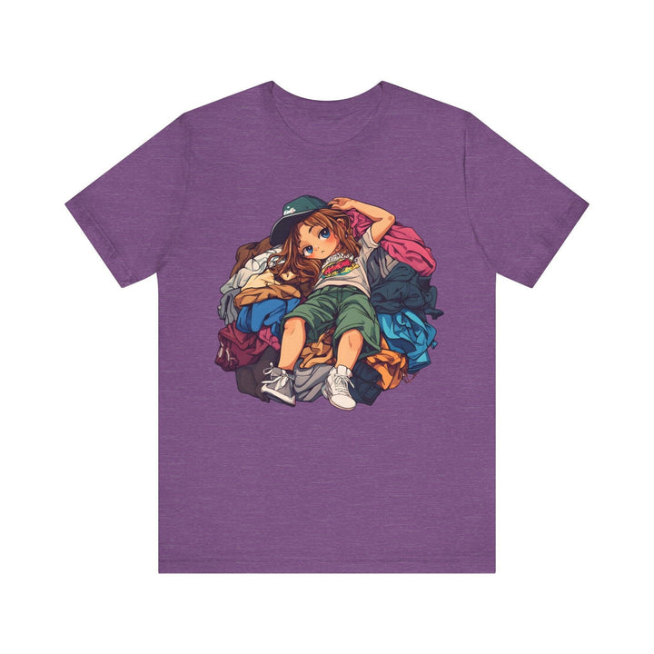 Rapper Chill Vibes Kid T Shirt | Heather Team Purple