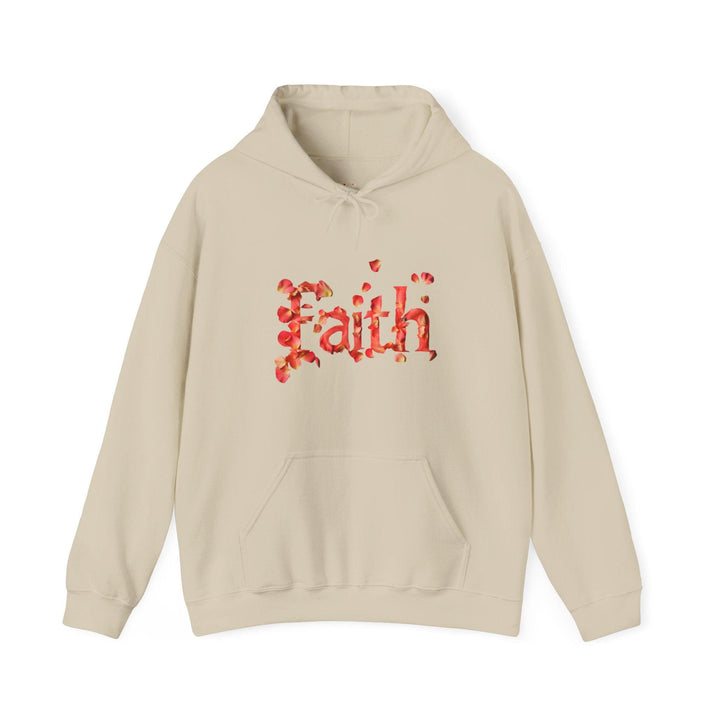 Christian Faith in Bloom Hoodie | Sand