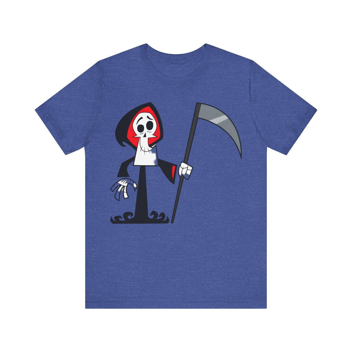 Disney Grim Reaper Vibes T Shirt | Heather True Royal