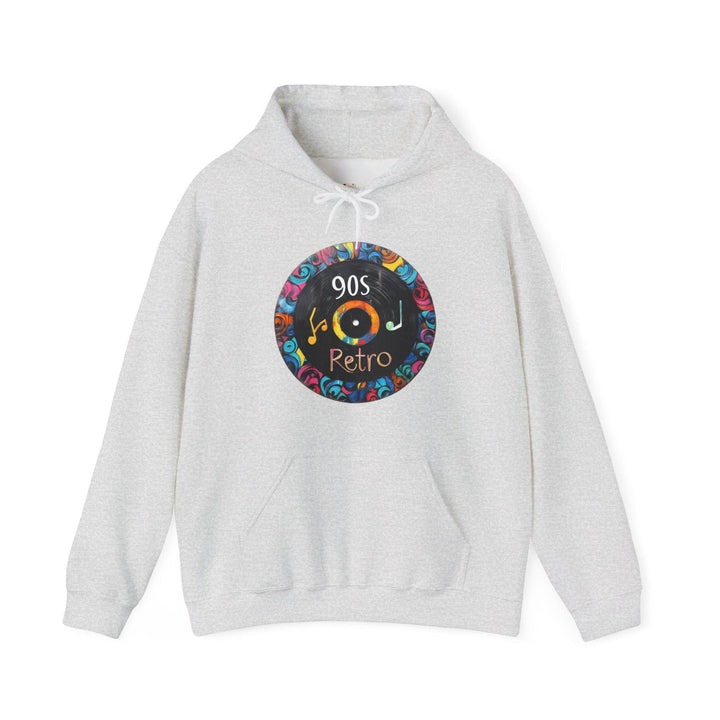 90s Retro Vibes Hoodie | Ash