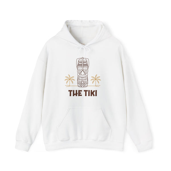 Beach Tiki Lounge Vibes Hoodie | White