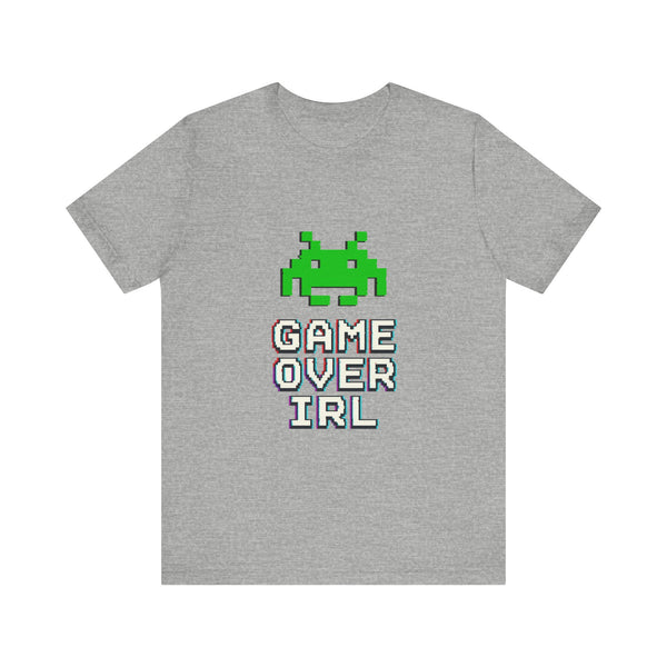 Retro Gaming 8-Bit Space Invaders T-Shirt | Athletic Heather Twill Tees