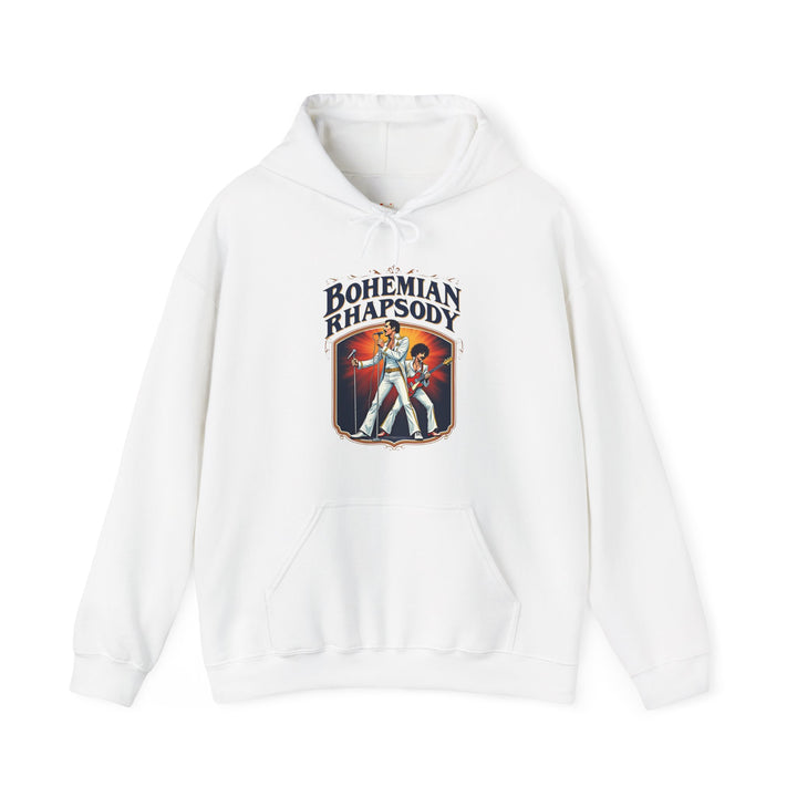 Band Bohemian Rhapsody Tribute Hoodie | White Twill Tees
