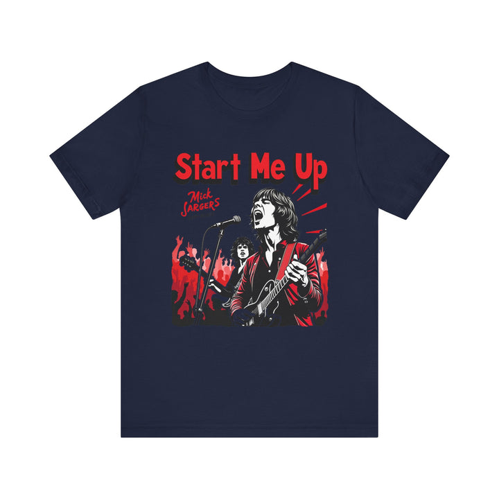 Band Start Me Up T Shirt | Navy Twill Tees