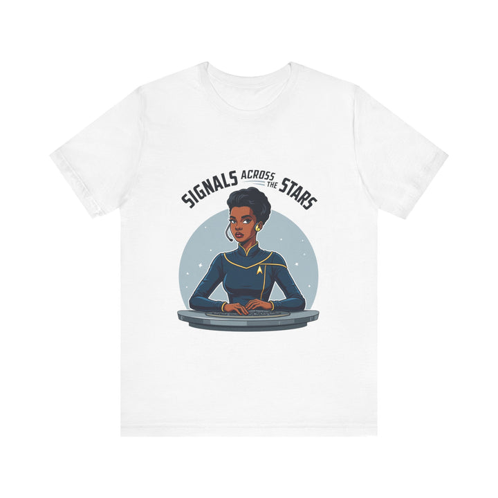 Star Trek Signals Across The Stars T Shirt | White Twill Tees