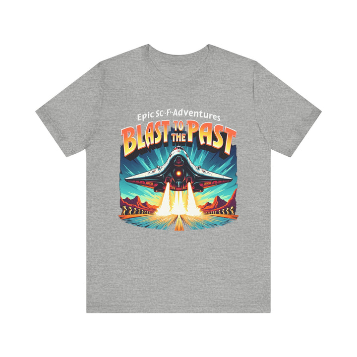 80s Sci-Fi Time Travel T Shirt | Athletic Heather