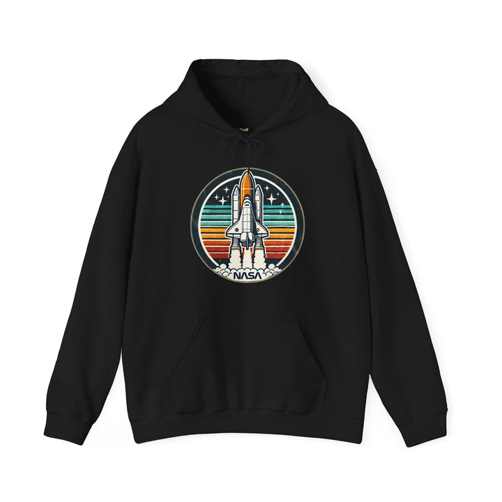 Nasa Retro Shuttle Hoodie | Black