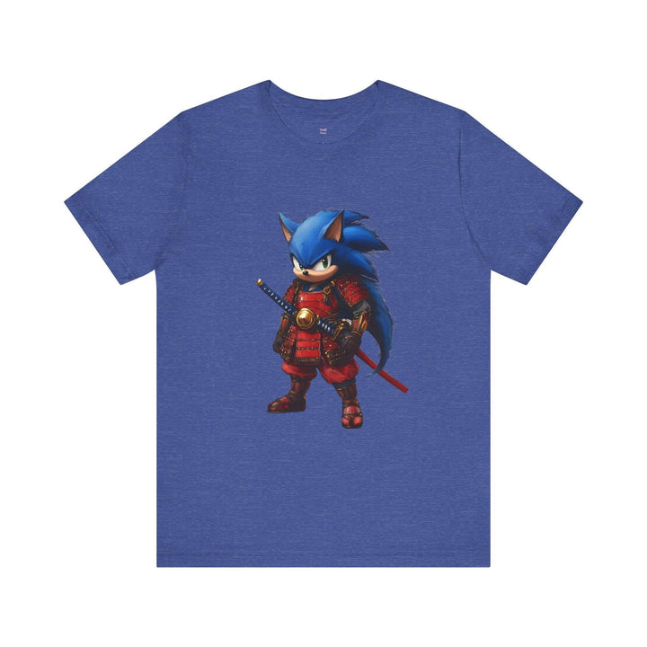 Sonic Samurai Warrior T Shirt | Heather True Royal