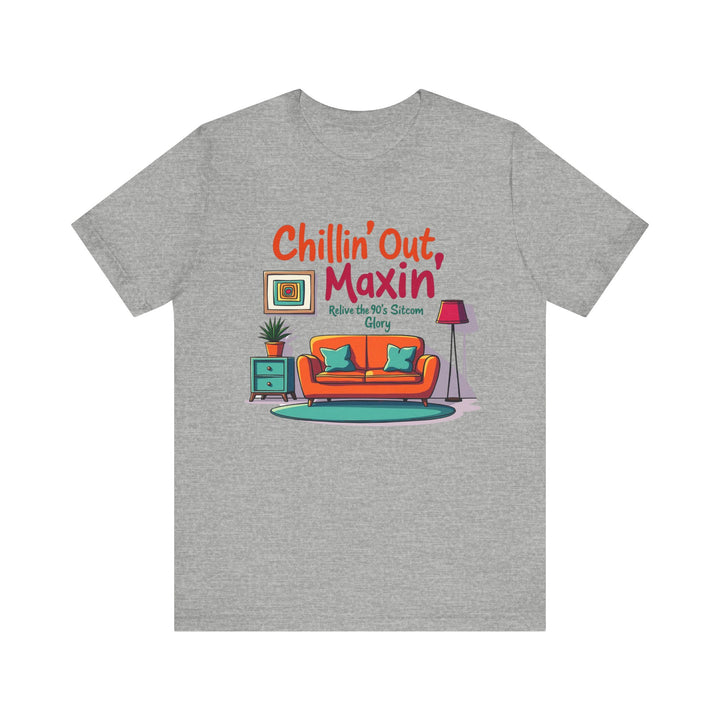 90s Sitcom Living Room T Shirt | Athletic Heather