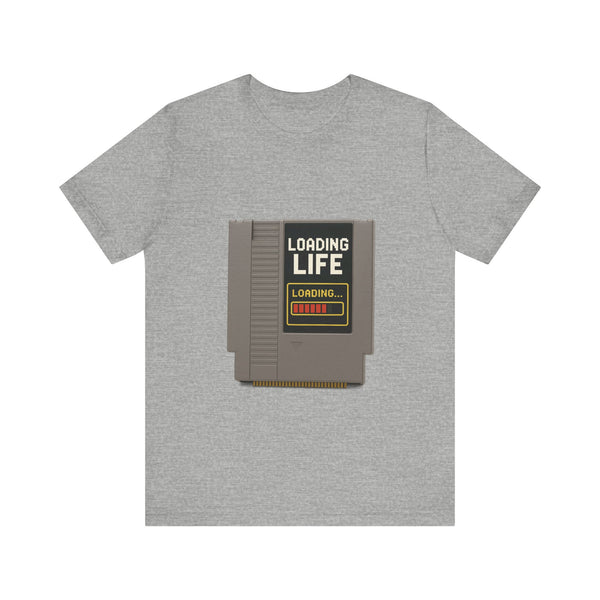Retro Gaming Cartridge Gamer T-Shirt | Athletic Heather Twill Tees