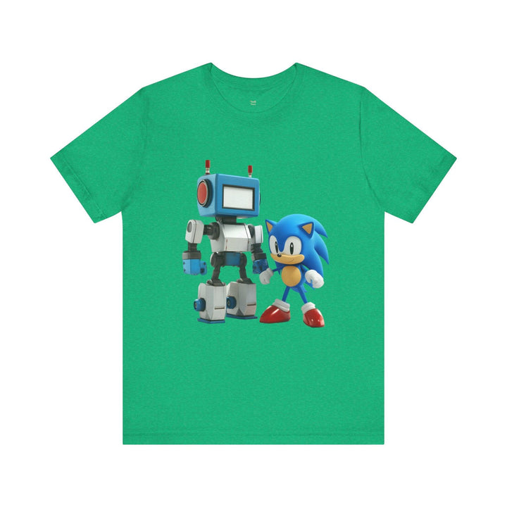 Sonic Techno Pals Adventure T Shirt | Heather Kelly