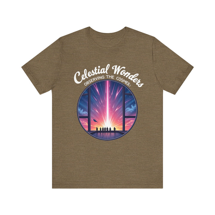 Star Trek Celestial Wonders T Shirt | Heather Olive