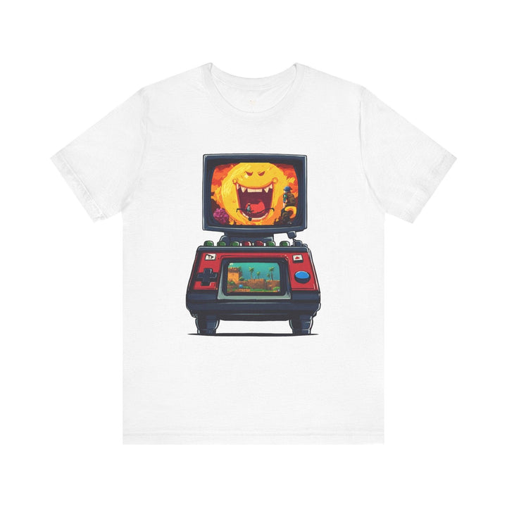 Retro Gaming Pixel Adventure Quest T Shirt | White