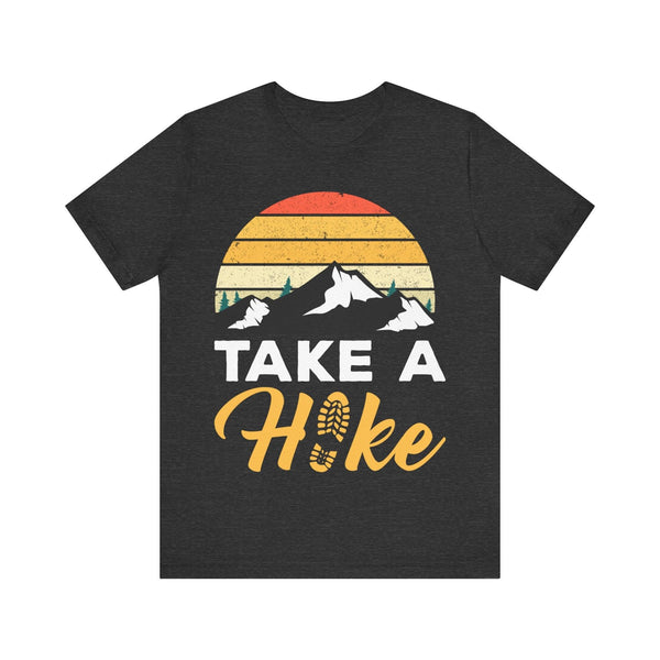 Hiking Take T Shirt | Dark Grey Heather