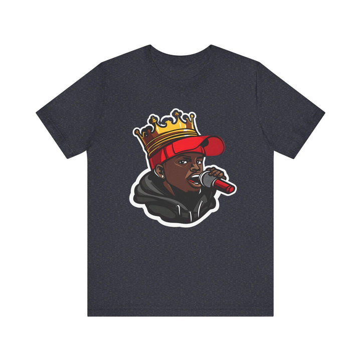 Rapper Royalty T Shirt | Heather Navy