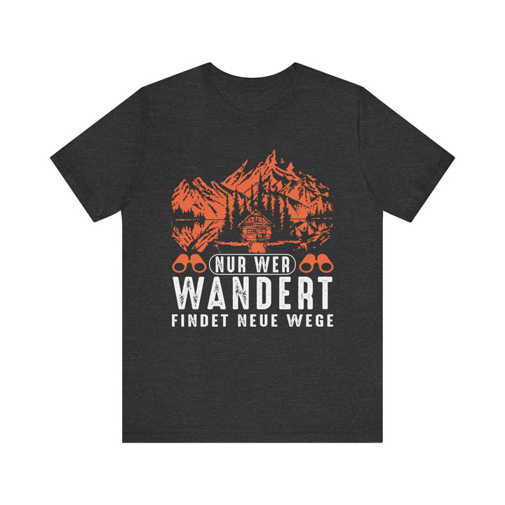 Hiking Wanderer’s Path T Shirt | Dark Grey Heather