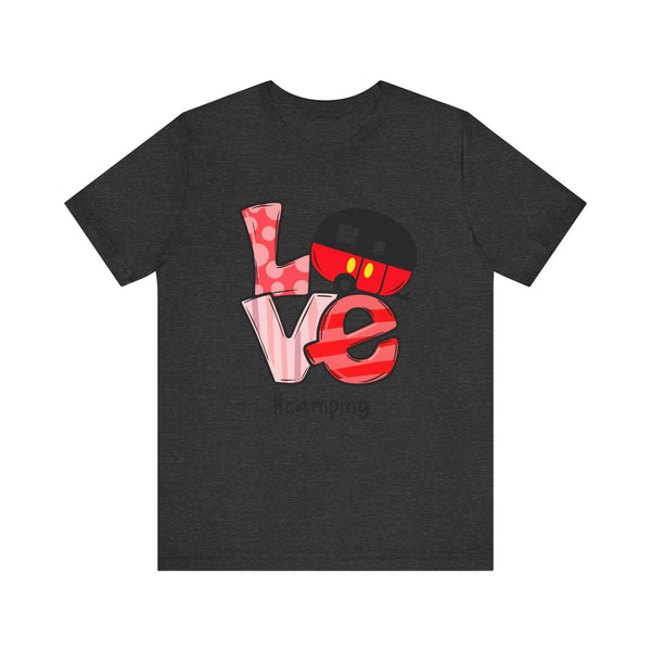 Summer Camp Love T Shirt | Dark Grey Heather