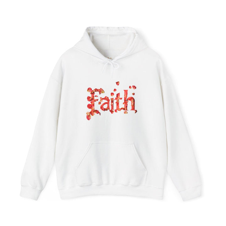 Christian Faith in Bloom Hoodie | White