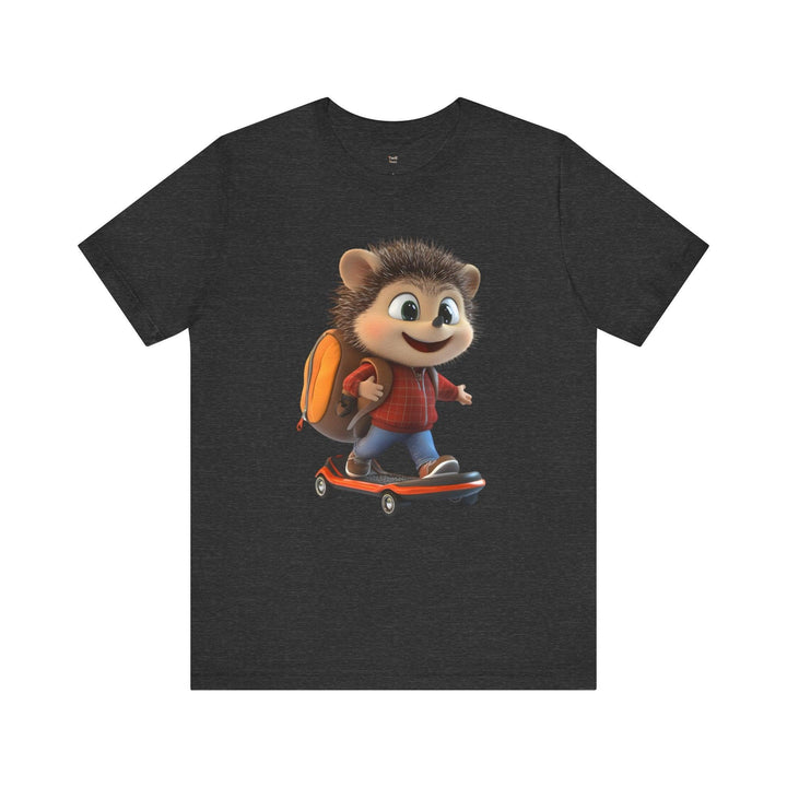 Sonic Skater Hedgehog Adventure T Shirt | Dark Grey Heather Twill Tees