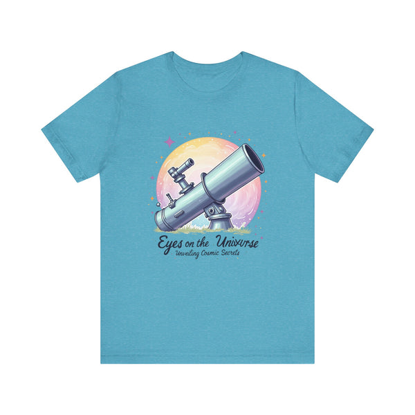 Nasa Cosmic Observer T Shirt | Heather Aqua