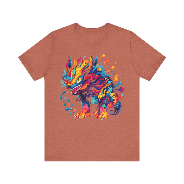 Pokemon Prismatic Beast T Shirt | Heather Clay