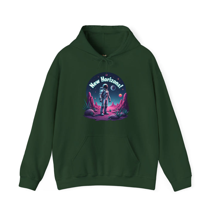 Nasa New Horizons Hoodie | Forest Green Twill Tees