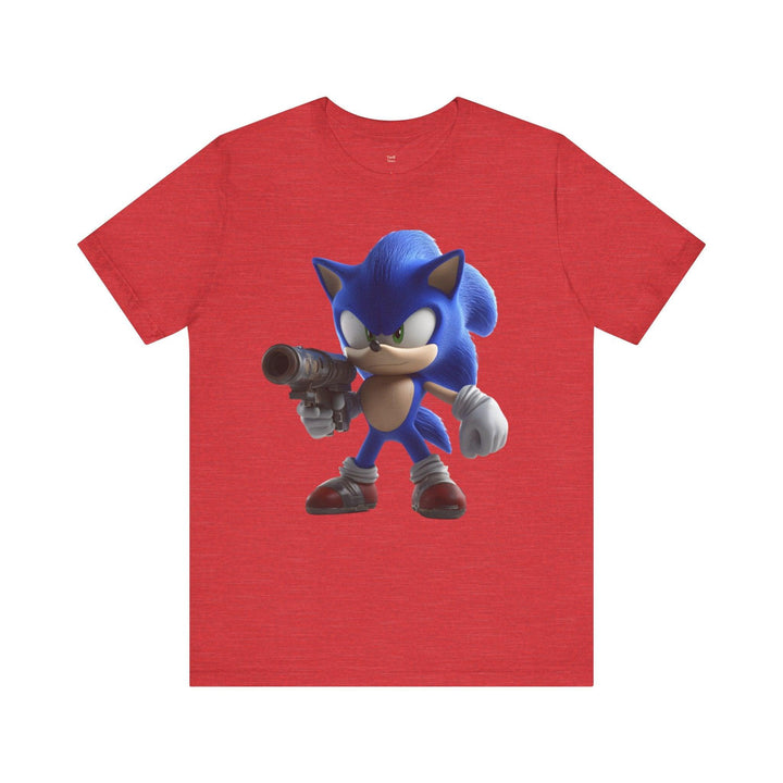 Sonic Blaster Sonic Action T Shirt | Heather Red