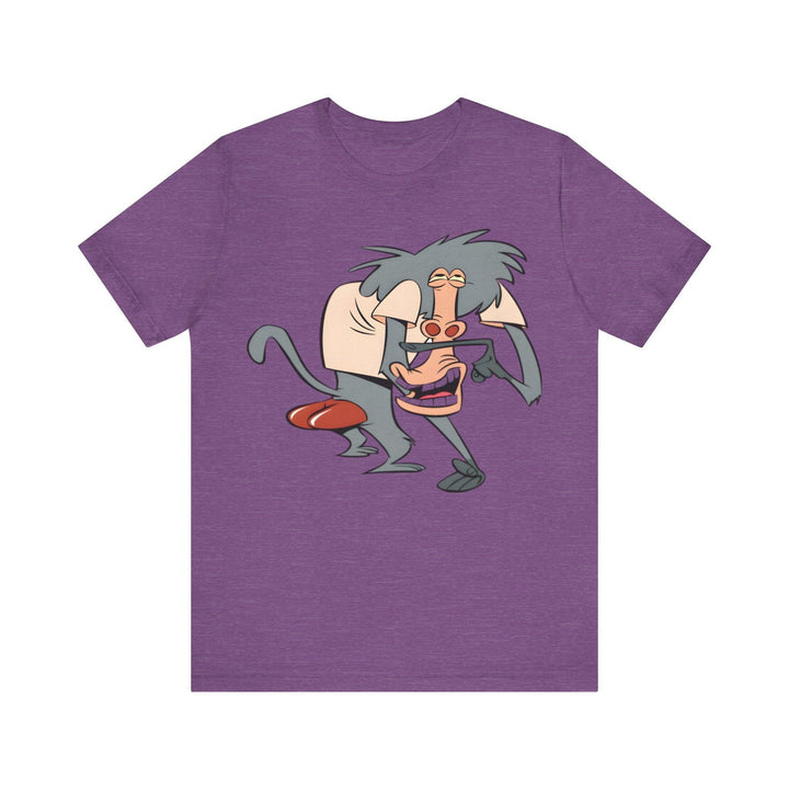 Disney Quirky Baboon T Shirt | Heather Team Purple