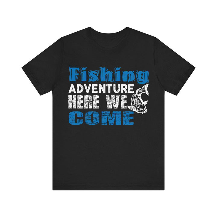 Fishing Adventure Journey T Shirt | Black