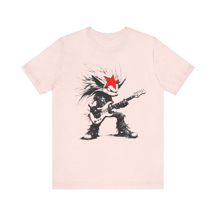 Sonic Rockstar Rebel Hedgehog T Shirt | Soft Pink