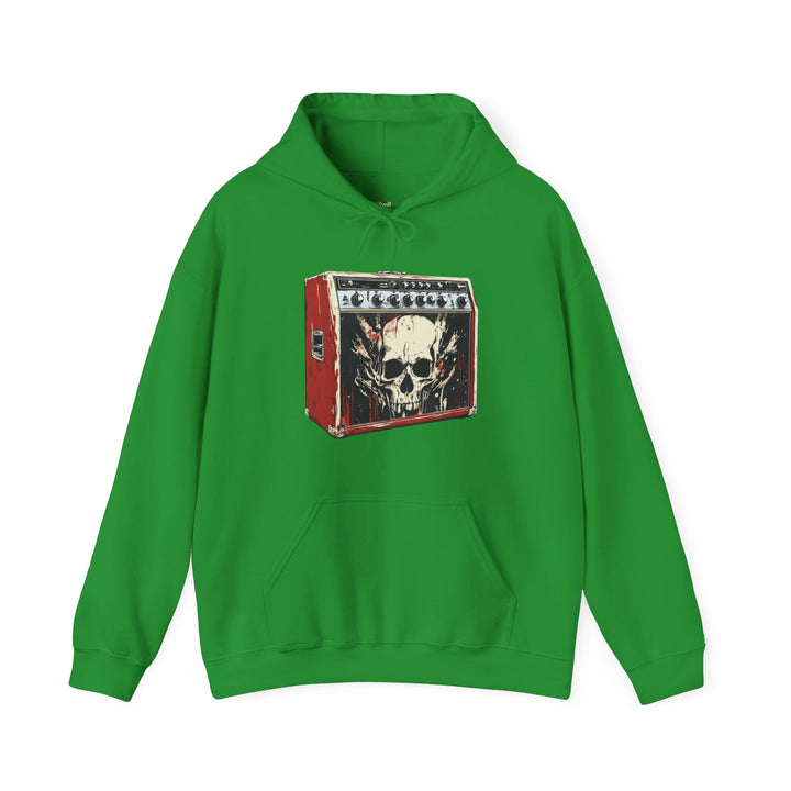 Rock Skull Amplifier Hoodie | Irish Green